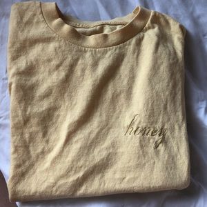 brandy melville honey tee